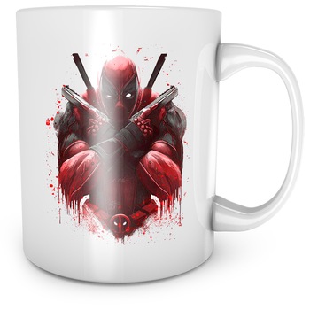 Cana Marvel Deadpool, alba, 330 ml Cana Marvel Deadpool, alba, 330 ml