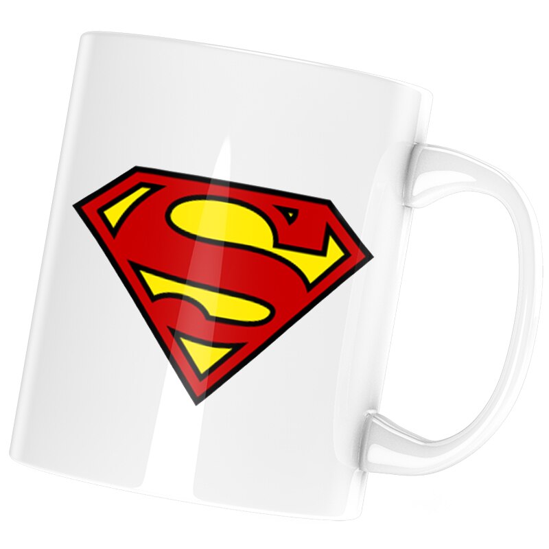 Cana Superman Logo, alba, 330 ml