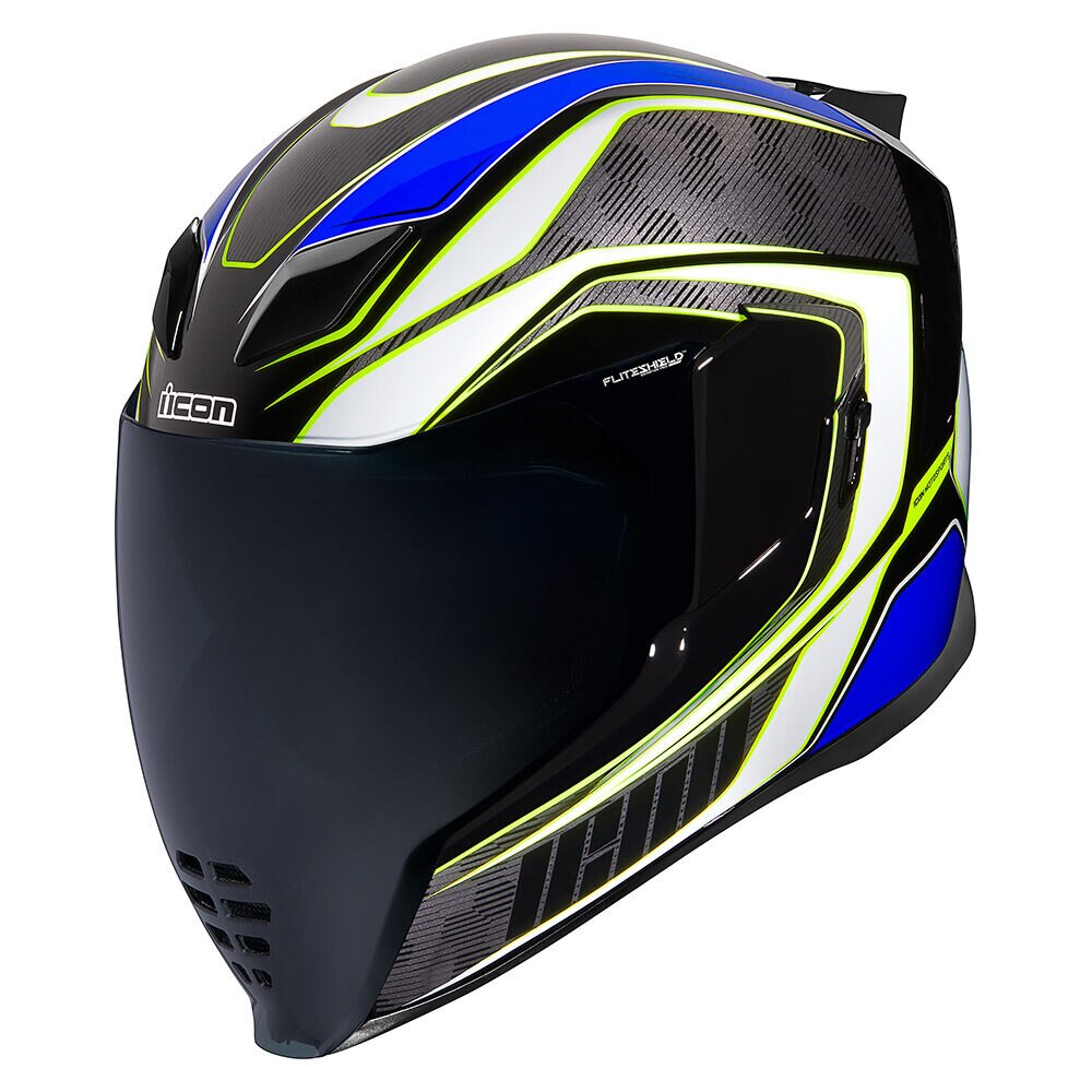 Casca moto ICON Airflite Raceflite Albastru, 3XL