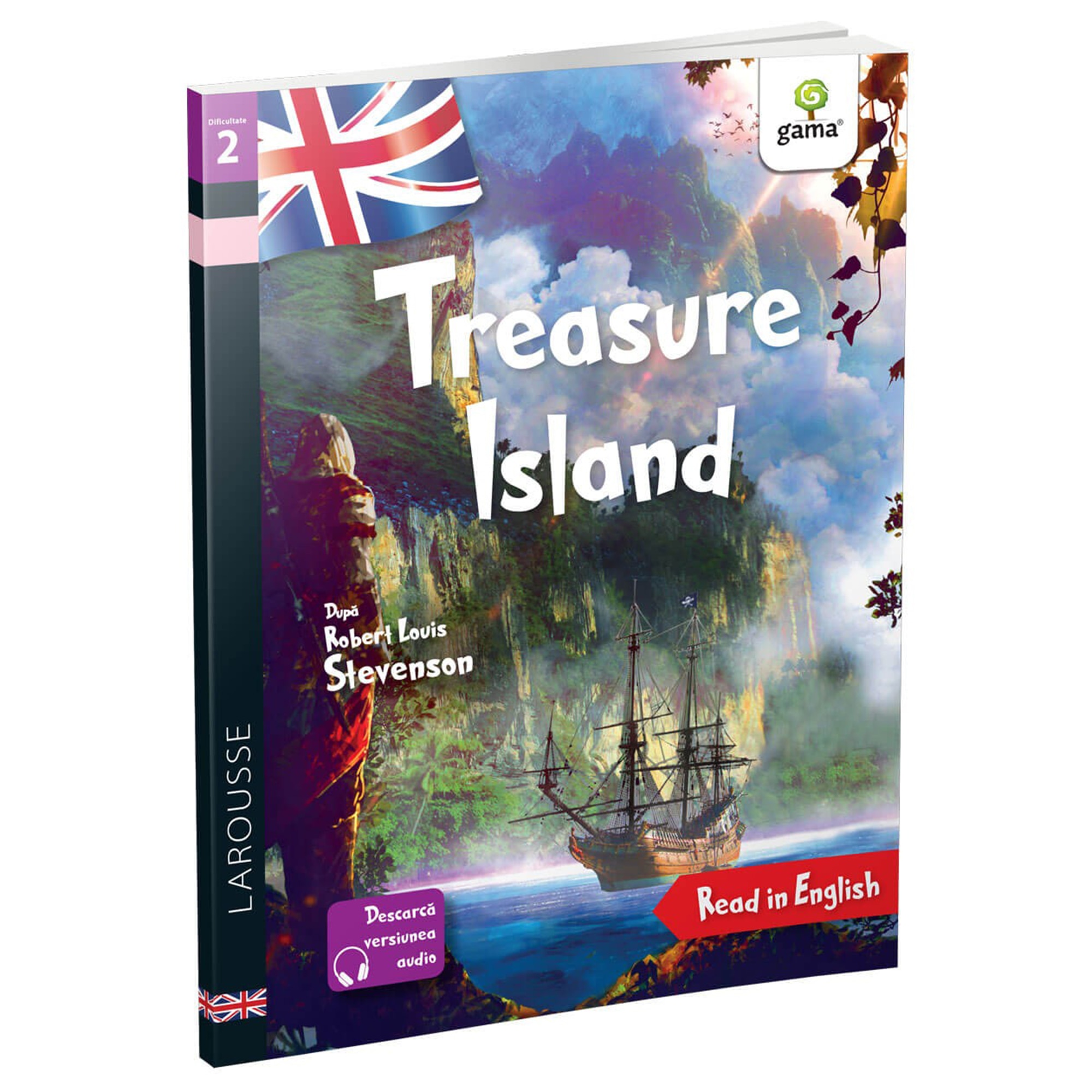 Treasure Island/Read in English, Robert Louis Stevenson, Ali Krasner, Catherine Mory