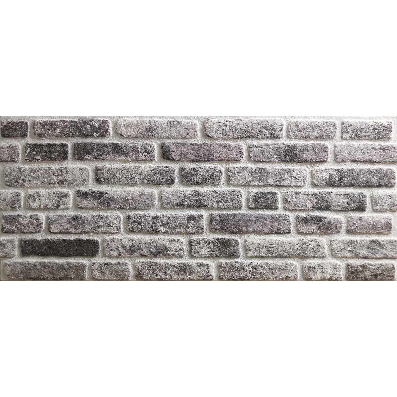 Panou decorativ din polistiren de imitatie caramida in relief, 651-237, 120x50x2 cm