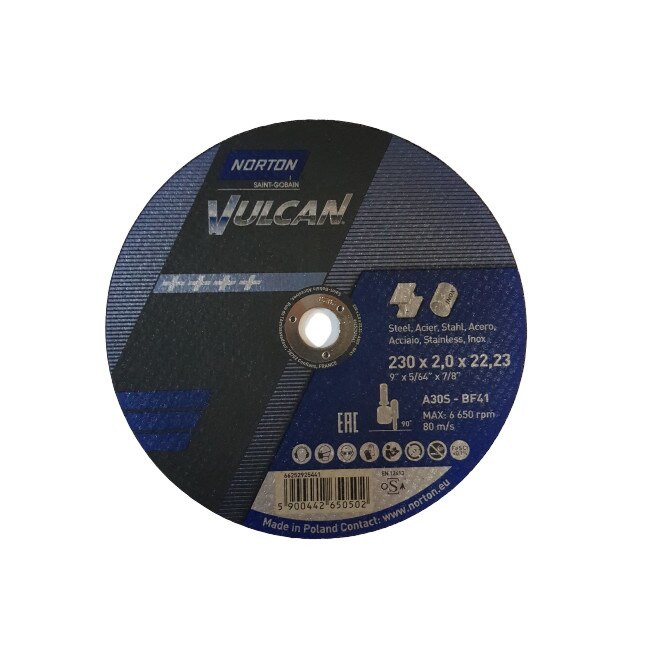 Disc Norton Saint Goban 230x2x22mm, Vulcan, metal si inox