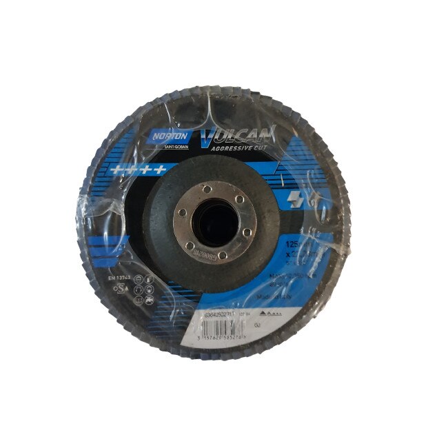 Disc lamelar Norton Saint Gobain, 125 x 22 mm, granulatie 60