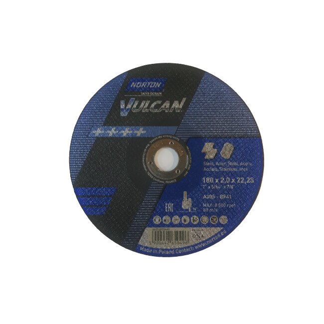 Disc Norton Saint Goban 180x2.0x22mm, Vulcan, metal si inox