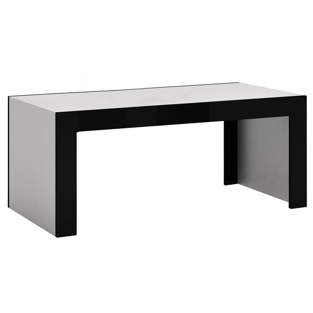 Masuta cafea Drohmo D1 MIX, 120x42x60, alb-negru