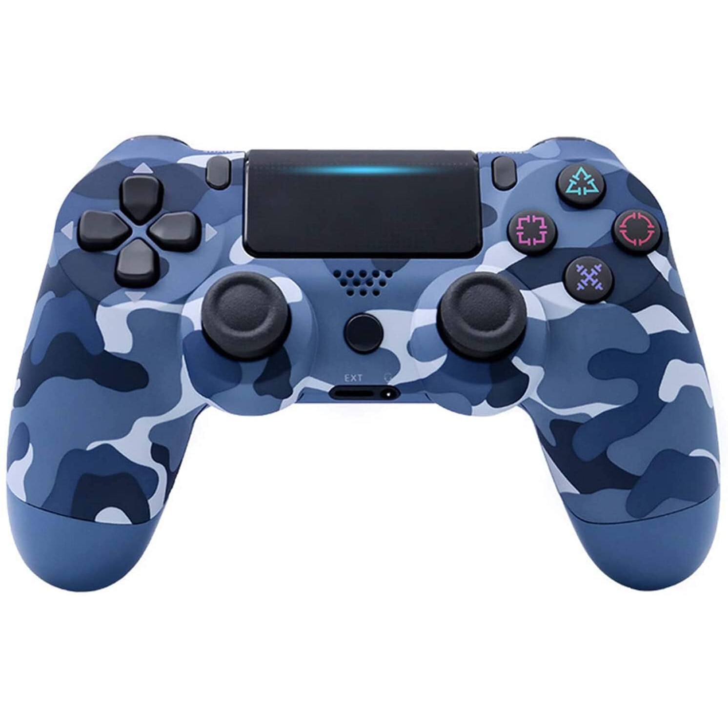 Controller wireless compatibil cu PlayStation4, Albastru - eMAG.ro