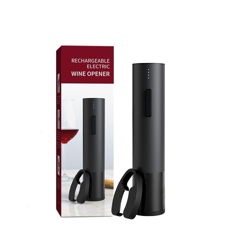 Tirbuson electric ELPA KP2-371901K, reincarcabil, accesoriu taiat folie, 4 acumulatori lithium