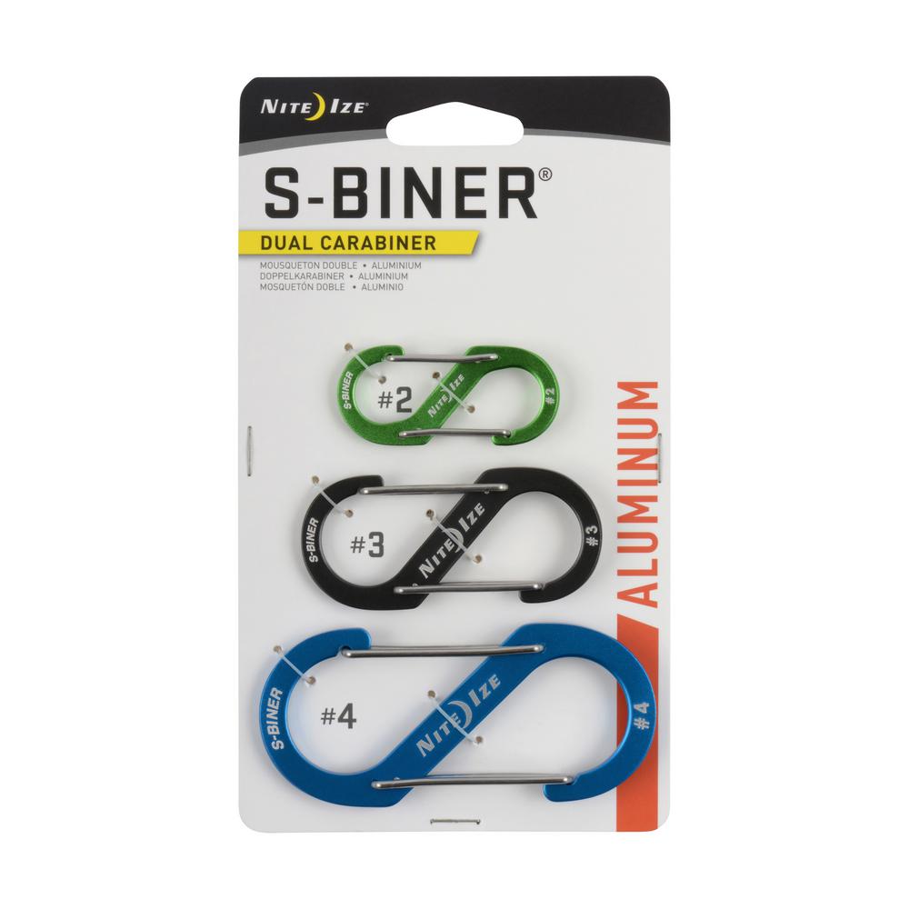 Set Carabina Nite Ize S-Biner Aluminiu Dual Combo - 3buc