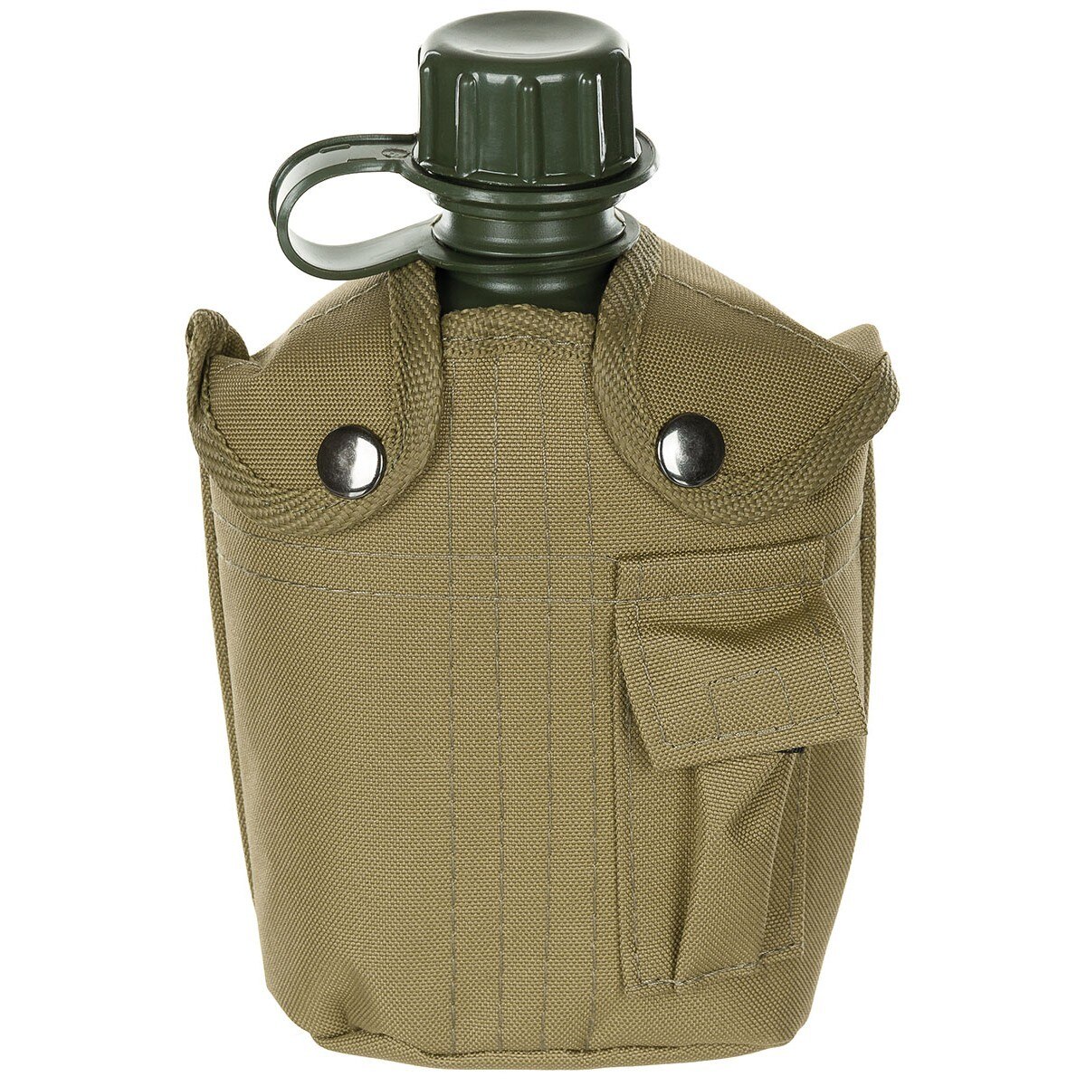 Bidon 1 litru cu husa MFH, bej, BPA free