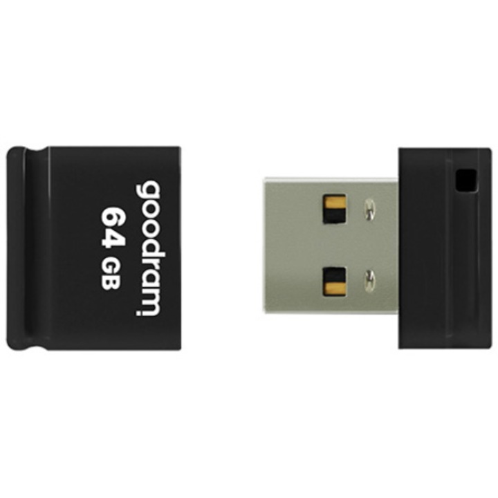 Memorie USB Goodram UPI2, 64GB, USB 2.0, Negru