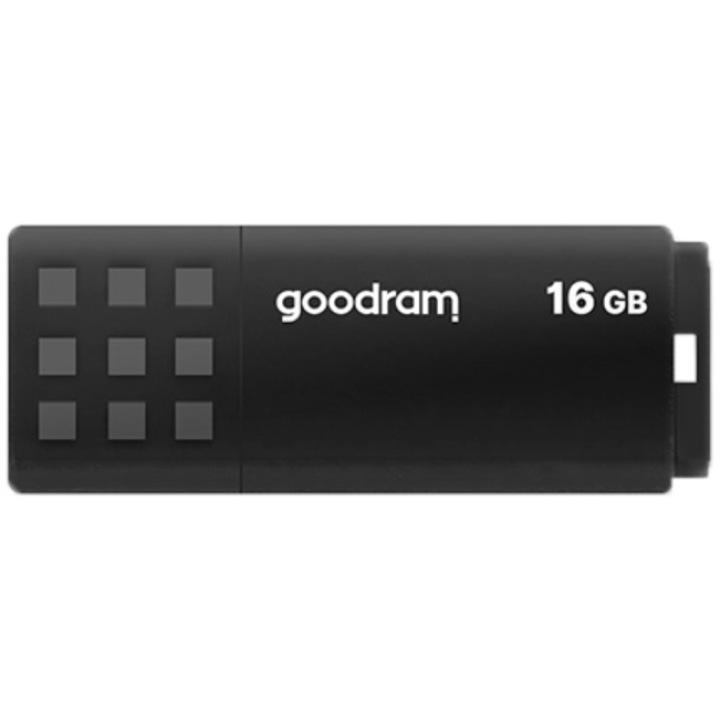 Goodram UME3 USB flash meghajtó, 16 GB, USB 3.0, fekete