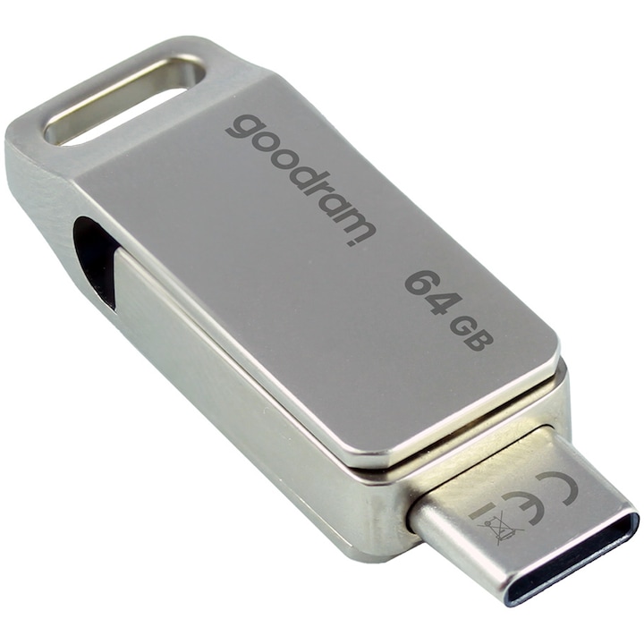 ΠΠ°ΠΌΠ΅Ρ OTG Goodram ODA3, 64GB, USB 3.0, Silver