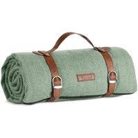 patura pentru picnic impermeabila vonshef 1000228 herringbone chingi si maner pentru transport din piele 147cm x 180cm verde imagen 23_0_
0