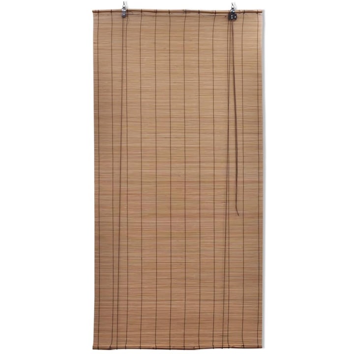 vidaXL 2 db barna bambusz redőny 100 x 160 cm