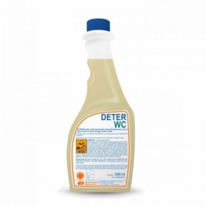 Detergent DETER WC, detartrant pentru toalete, flacon 1 l
