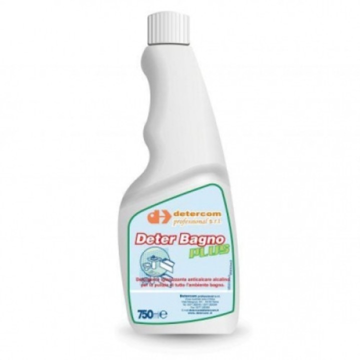 Detergent DETER BAGNO PLUS, igienizant, anticalcar, alcalin, flacon 750 ml