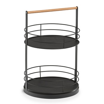 Tava rotunda neagra din metal,pentru servire,28,5 cm,Zeller Tava rotunda neagra din metal,pentru servire,28,5 cm,Zeller