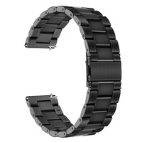 curea compatibila samsung gear s3  galaxy 22mm  huawei gt 2 46mm din otel inoxidabil cu sistem quick release smartwatch  negru  black imagen 56_0_
0