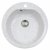 chiuveta compozit resing diametru 50 cm adancime 20 cm incastrabila alb granitat imagen 44_0_
0
