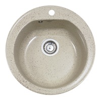 chiuveta compozit resing diametru 50 cm adancime 20 cm incastrabila crem granitat imagen 33_0_
0