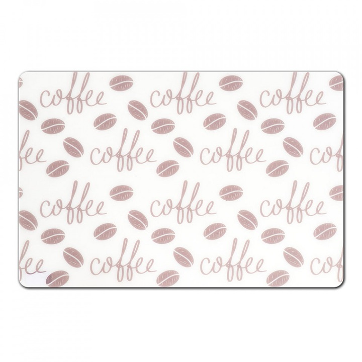 Protectie masa, dreptunghiulara, transparenta/grej,30 x 45 cm, Zeller