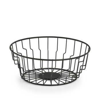 Cos servire din metal negru,24 x 9,5 cm,Zeller Cos servire din metal negru,24 x 9,5 cm,Zeller