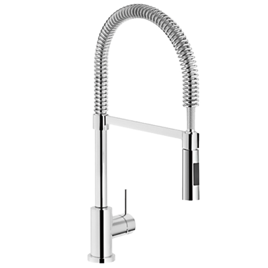 Baterie bucatarie CookingAid Line MN 1021 cu cap flexibil detasabil + buton interschimbabil jet/dus si finisaj Cromat