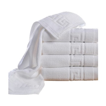 Set 5 prosoape 400 grame bumbac 100%, Greek Border, 70x140cm Set 5 prosoape 400 grame bumbac 100%, Greek Border, 70x140cm