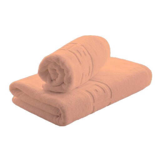 Set 2 prosoape bumbac 100% cu bordura greceasca, Pucioasa, Banan