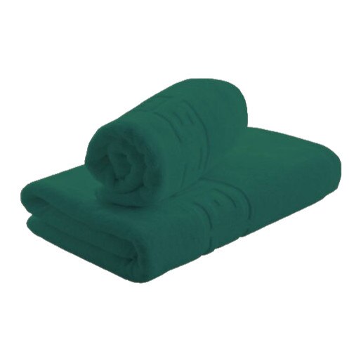 Set 2 prosoape bumbac 100% cu bordura greceasca, Pucioasa, Verde