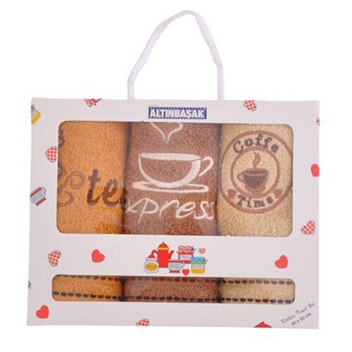 Set 3 prosoape bumbac 100%, Altinbasak, Expresso