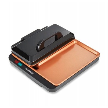 Grill Electric si Plita Tower T14046COP 4 In 1, Placi Ceramica si Cupru Cerasure, Calitate Premium, Putere 1000W Grill Electric si Plita Tower T14046COP 4 In 1, Placi Ceramica si Cupru Cerasure, Calitate Premium, Putere 1000W