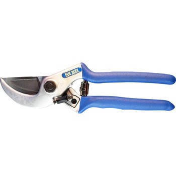 Foarfeca nicovala rotunda, Due Buoi, cu manere din aluminiu, profesionala Foarfeca nicovala rotunda, Due Buoi, cu manere din aluminiu, profesionala
