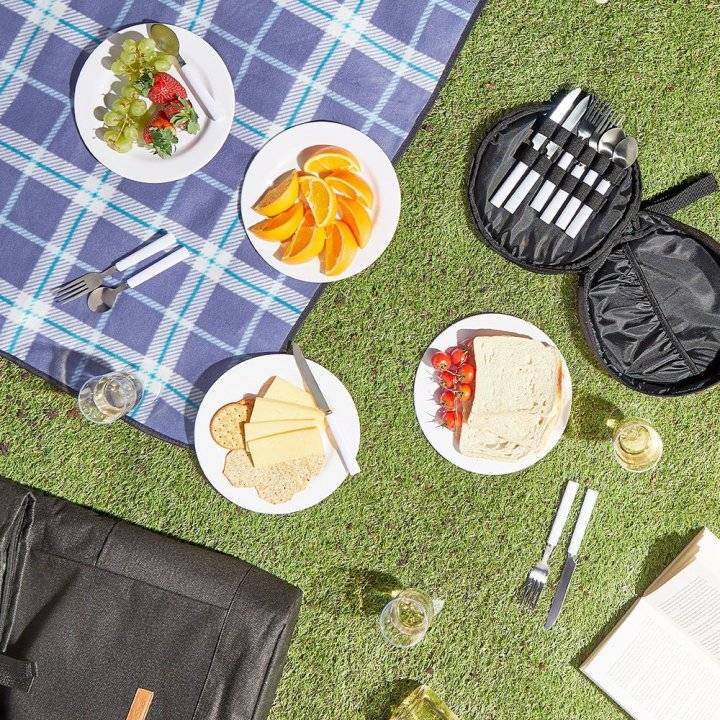 Rucsac picnic termoizolant si impermeabil pentru 4 persoane VonShef