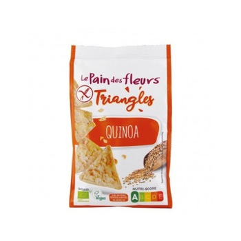 Triunghiuri cu quinoa fara gluten 50g Triunghiuri cu quinoa fara gluten 50g