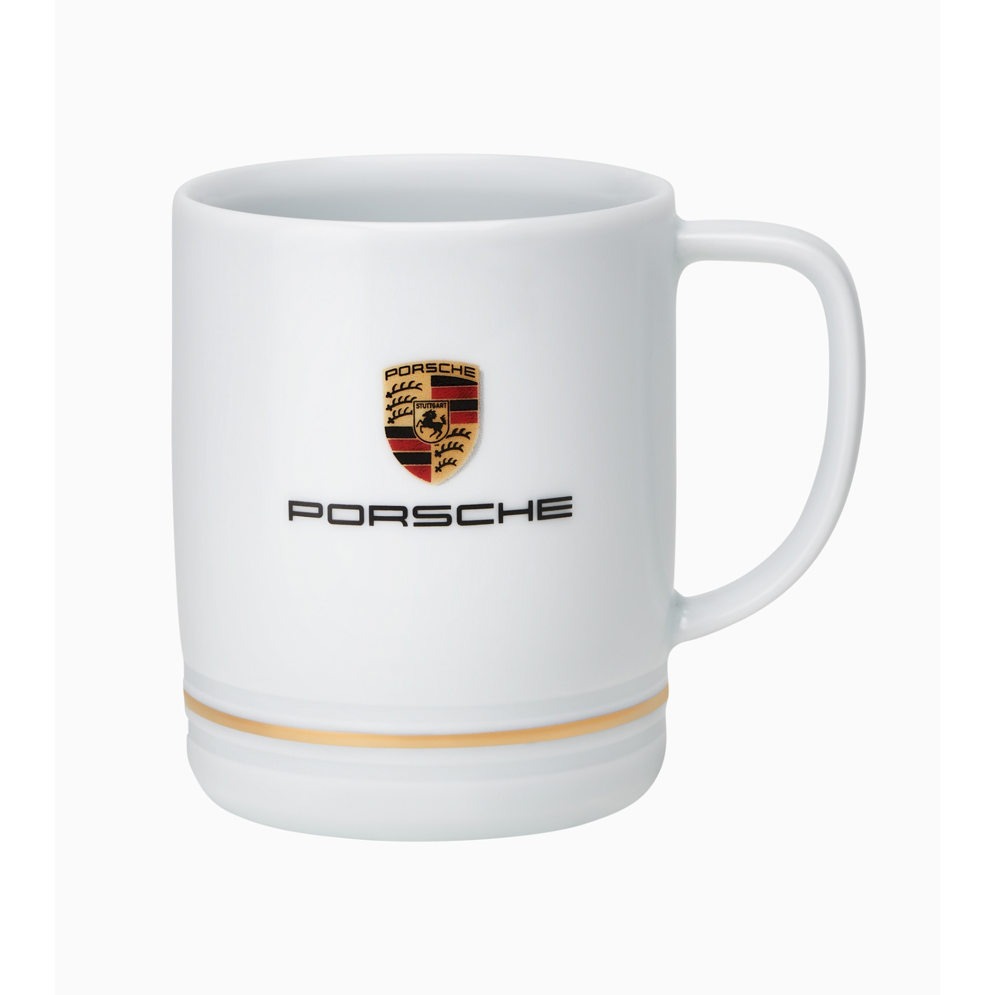 Cana portelan, originala Porsche, 250 ml, Alb
