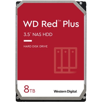HDD WD Red™ Plus 8TB, 7200RPM, 256MB cache, SATA-III HDD WD Red™ Plus 8TB, 7200RPM, 256MB cache, SATA-III