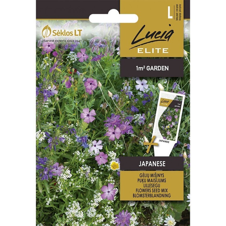 Seminte, Amestec Japanese Flowers Mix, Lucia Elite, plic, 1mp