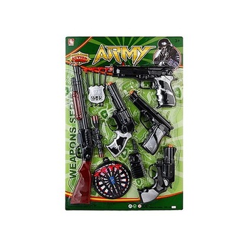Set Arme de jucarie , Pusca mare , pistoale,tinta,11 piese,47x39 cm Set Arme de jucarie , Pusca mare , pistoale,tinta,11 piese,47x39 cm