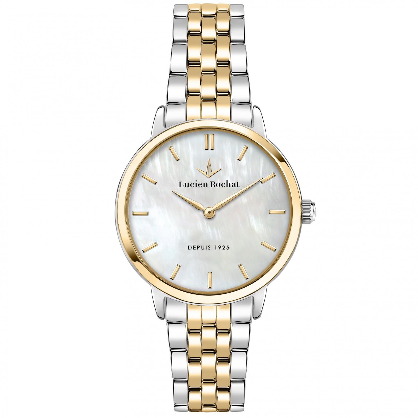 Ceas dama Lucien Rochat R0453115507 Quartz Argintiu, Auriu