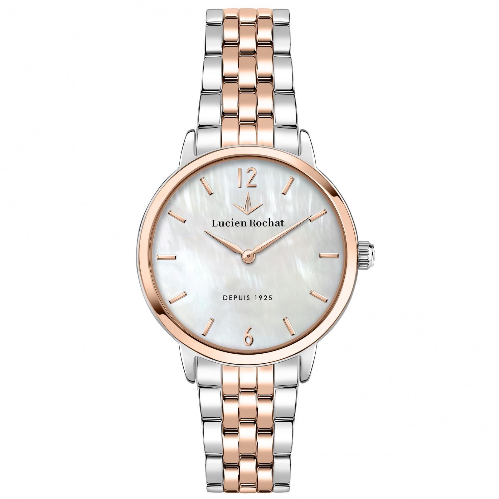 Ceas dama Lucien Rochat R0453115508 Quartz Argintiu, Rose gold