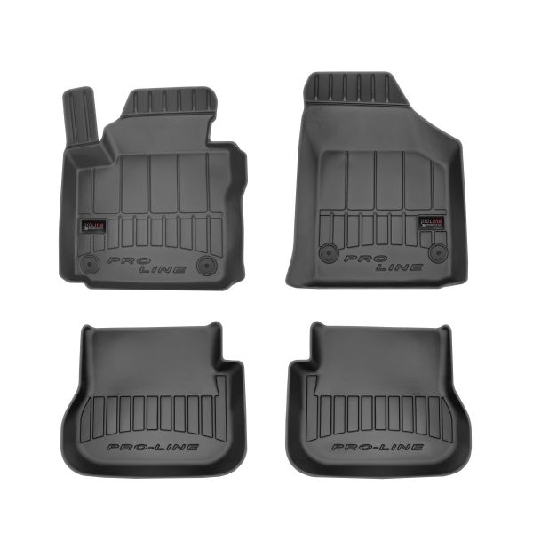 Set 4 covorase auto FROGUM, Cauciuc, pentru VW CADDY III de la 2004 la 2015 Touring