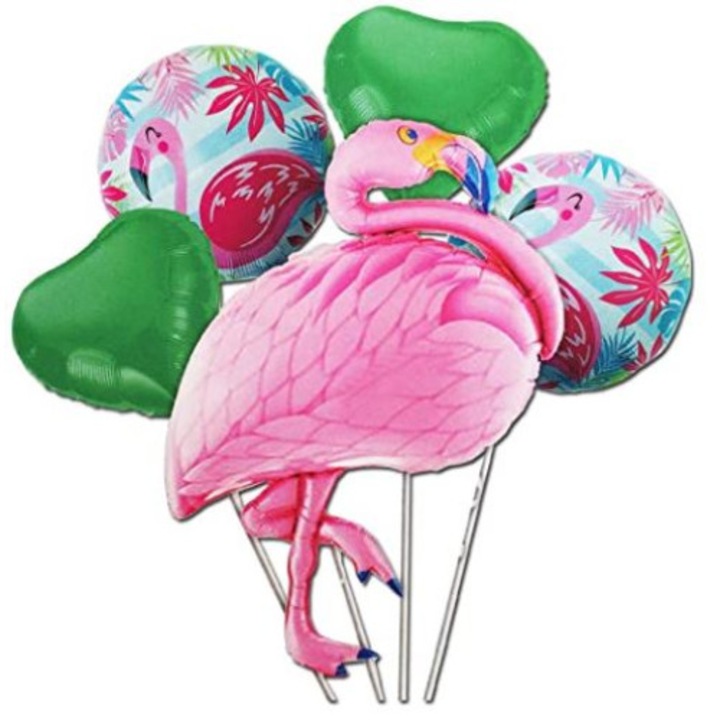 Set baloane flamingo 5buc
