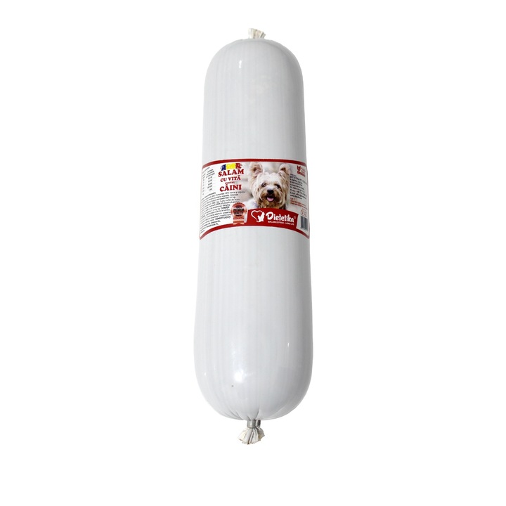 Pachet 18 bucati, hrana pentru caini Dietetika, salam cu vita, 1 kg