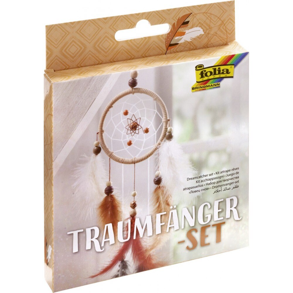 Kit bricolaj Dreamcatcher Ethno, Folia