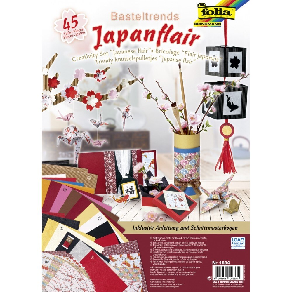 Set creativ Japanese Flair, 45 piese Folia