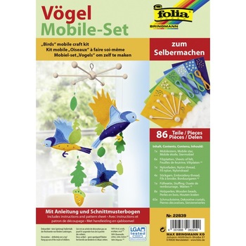 Set creativ carusel Pasari, 86 piese, Folia Set creativ carusel Pasari, 86 piese, Folia