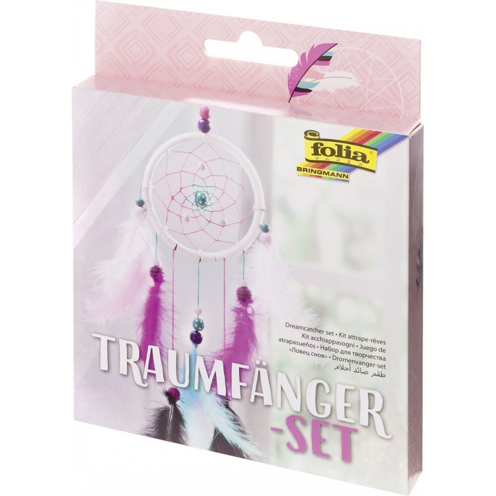 Kit bricolaj Dreamcatcher Girly, Folia