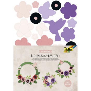 Set creativ floral, pentru 3 cornonite, Folia Set creativ floral, pentru 3 cornonite, Folia