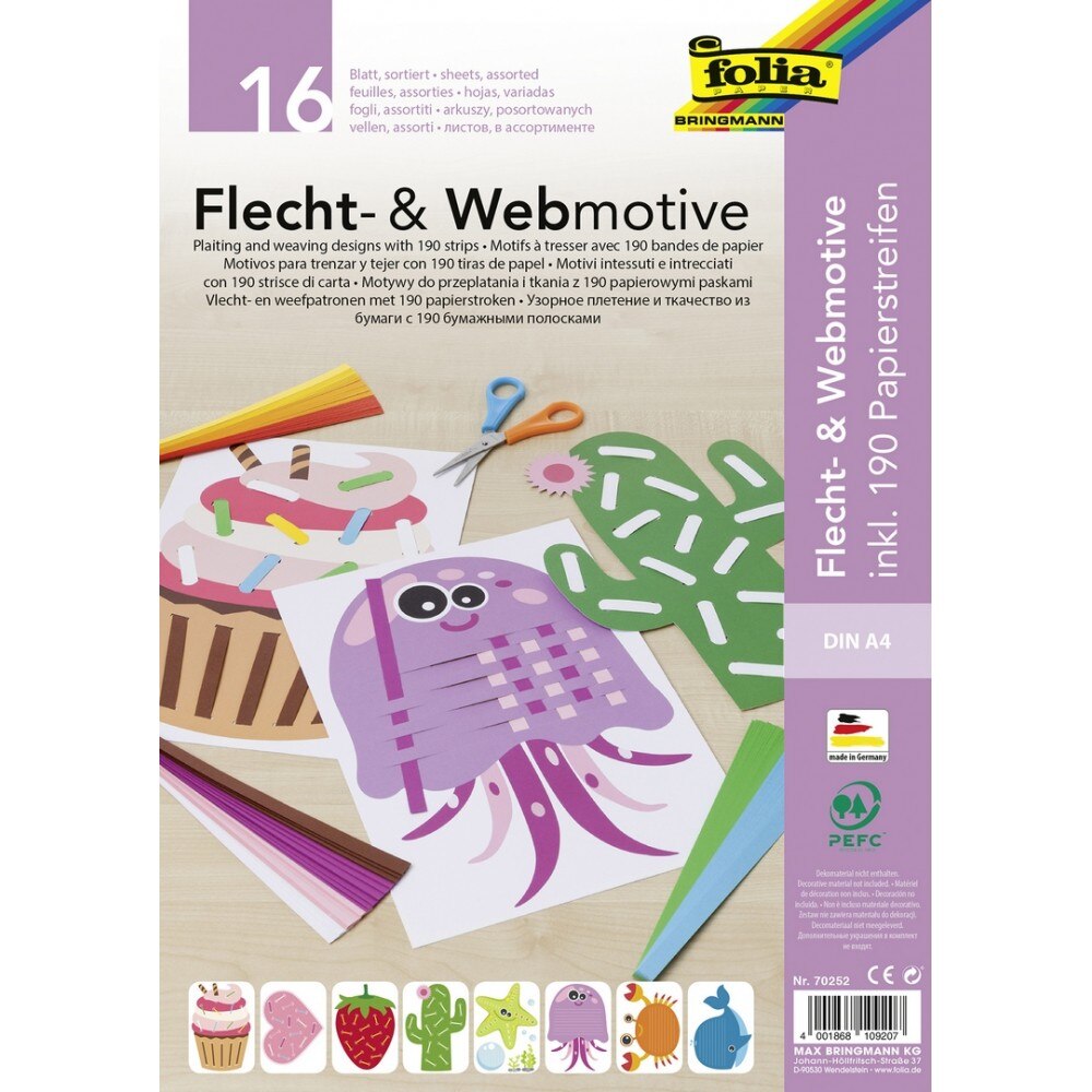 Set creativ A4 pentru impletit , Folia